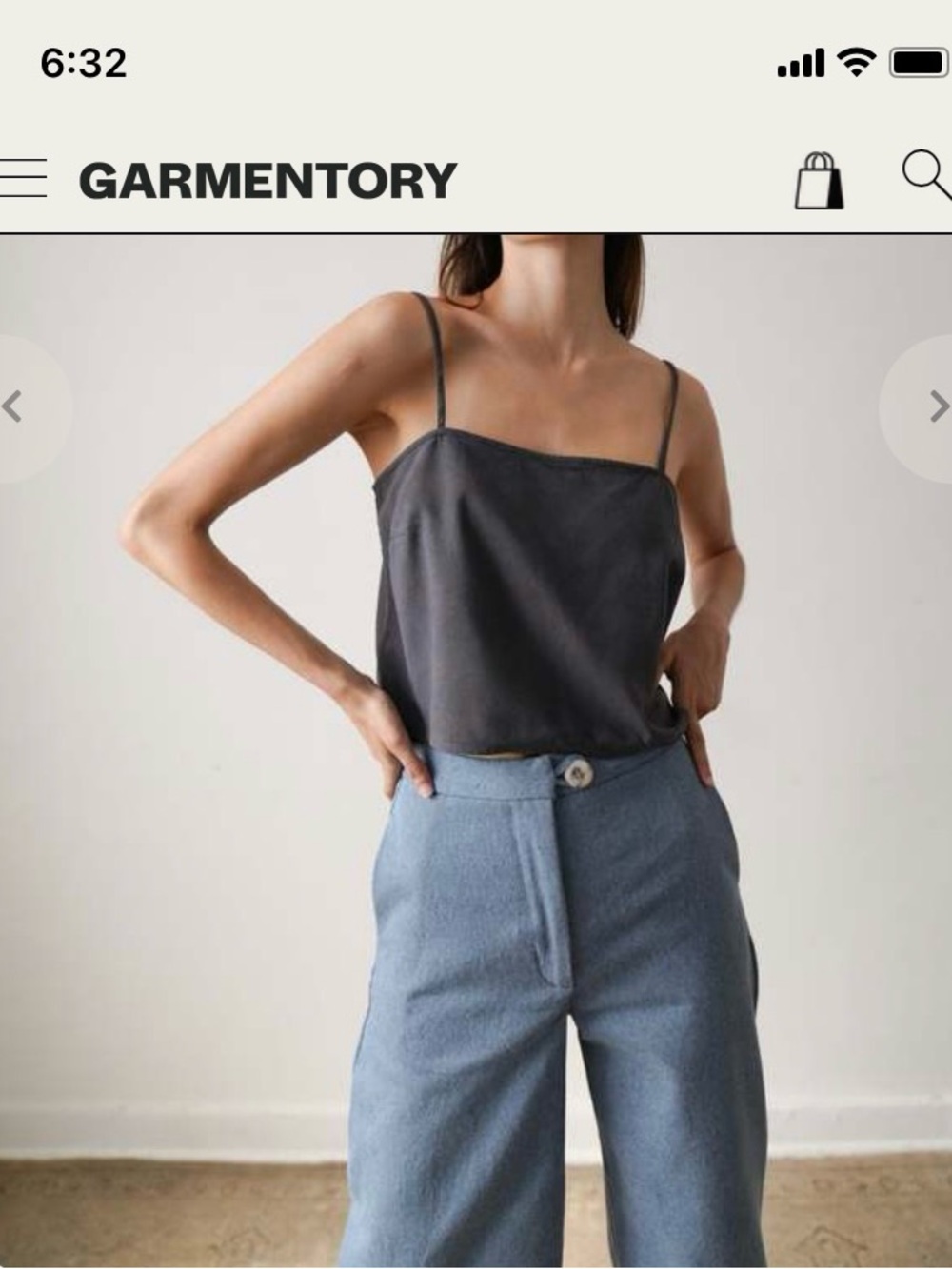Zii Ropa Slate Grey 100% Linen top